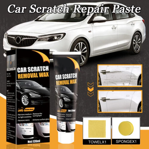Car Scratch Repair Paste, Car Scratch Repair Paste, Professional Scratch Remover for All Vehicles, Advanced Scratch Eraser 1