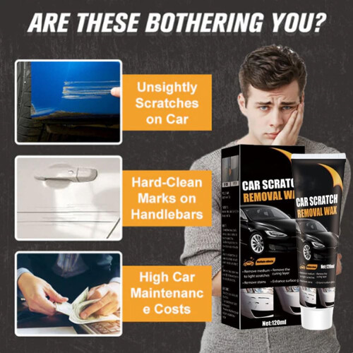 Car Scratch Repair Paste, Car Scratch Repair Paste, Professional Scratch Remover for All Vehicles, Advanced Scratch Eraser 2