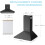 Living And Home 3-Speed 60cm Wall Mounted Chimney Cooker Range Hood with LED Light 6