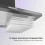 Living And Home 3-Speed 60cm Wall Mounted Chimney Cooker Range Hood with LED Light 5