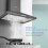 Living And Home 3-Speed 60cm Wall Mounted Chimney Cooker Range Hood with LED Light 7