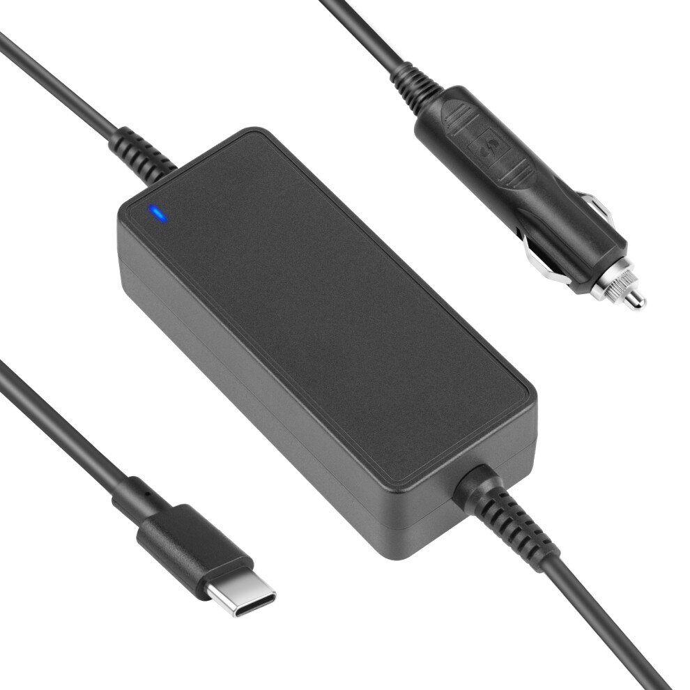 65W 61W 45W USB C PD DC Vehicle Car Adapter Charger for Dell XPS 13 12 Lenovo HP Spectre 1013 Laptop Auto Power Supply Cord