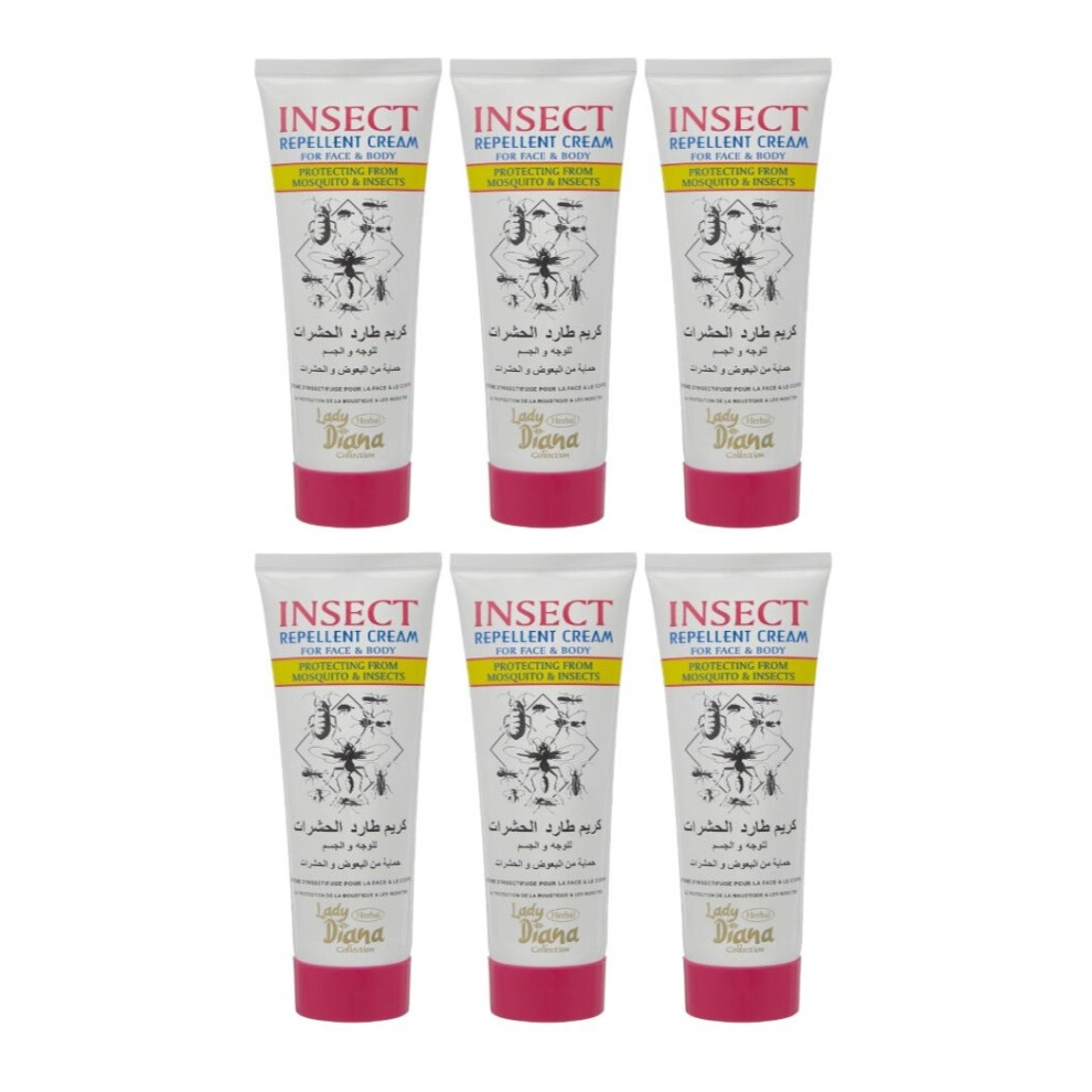 Cream Lady Diana Multi-Pack Insect Repellent Effective Against Pests |Each For Total Bug Protection|100G