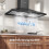 Living And Home Black 90CM Wall-mounted 3-Speed Chimney Range Hood Cooker Extractor 5