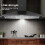 Living And Home Black 90CM Wall-mounted 3-Speed Chimney Range Hood Cooker Extractor 6