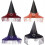 Halloween Witch Hat with Veil Pointy Witch 1
