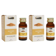 Hemani Mustard Herbal Oil 30ml Pack Of 2 |Detoxify Human Body |Prevent Stomach-Related Ailments |Vitamins A & E |Essential & Multipurpose Oil