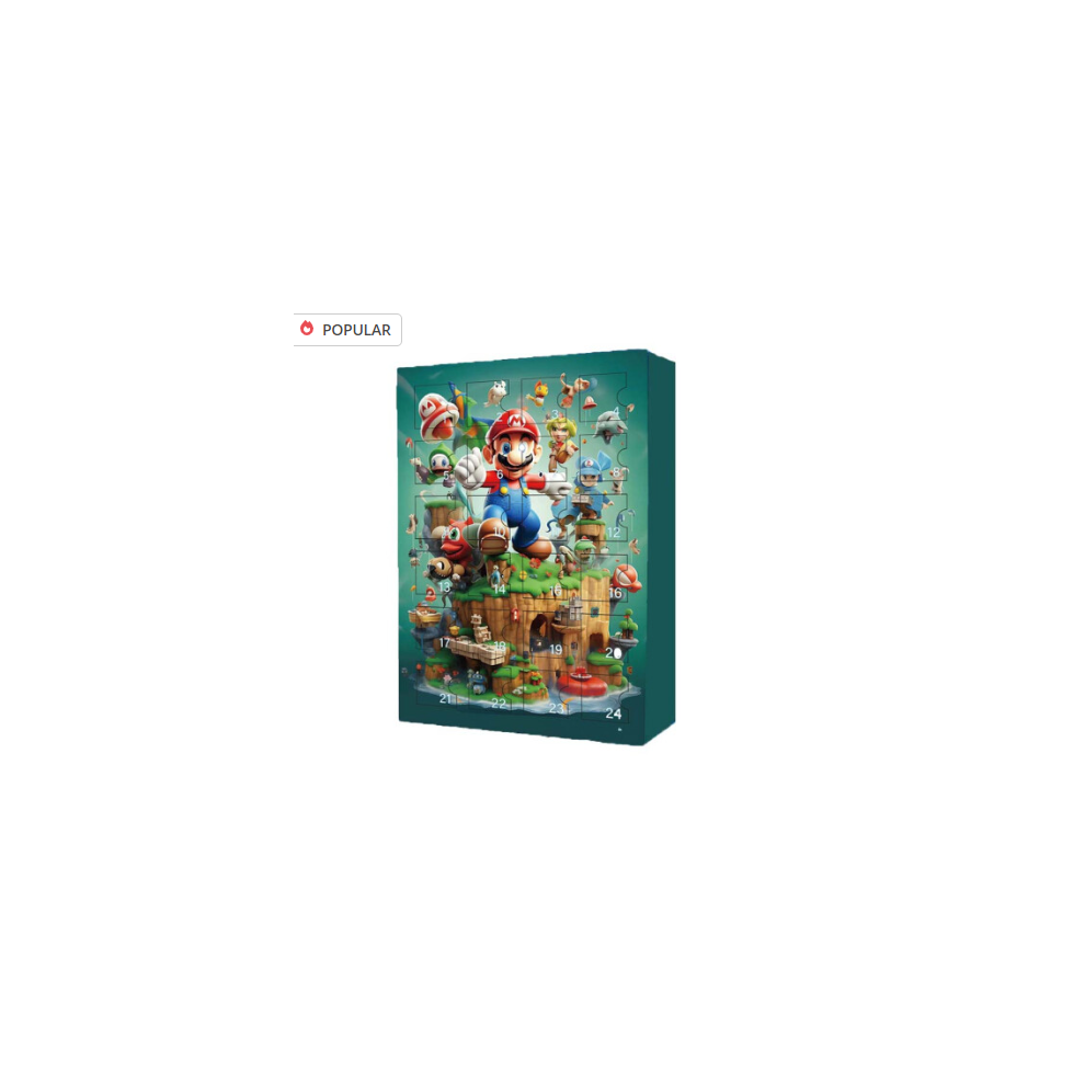 Super Mario Bros. 24-Day Advent Calendar Xmas Gifts for 2024-2025