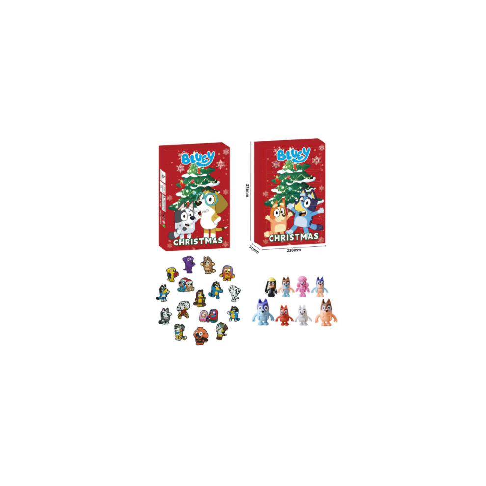 Bluey Advent Calendar Contains 24 Gifts Christmas Countdown Calendar
