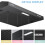 Living And Home Black 60cm Under Cabinet Wall-Mount Cooker Range Hood with 3-Speed Modes 5