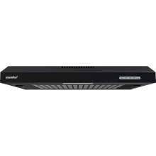 Black 60cm Under Cabinet Wall-Mount Cooker Range Hood with 3-Speed Modes