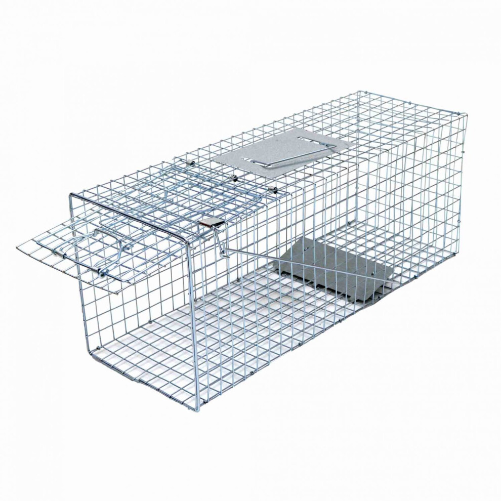 Oypla Large Humane Animal Rodent Rat Pest Trap Cage - 66 x 23 x 26cm