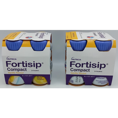 Fortisip Compact Vanilla 125ml Pack of 8 - REF: FOR015 2