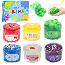 Fruit puree color clay set decompression toy 60ml set