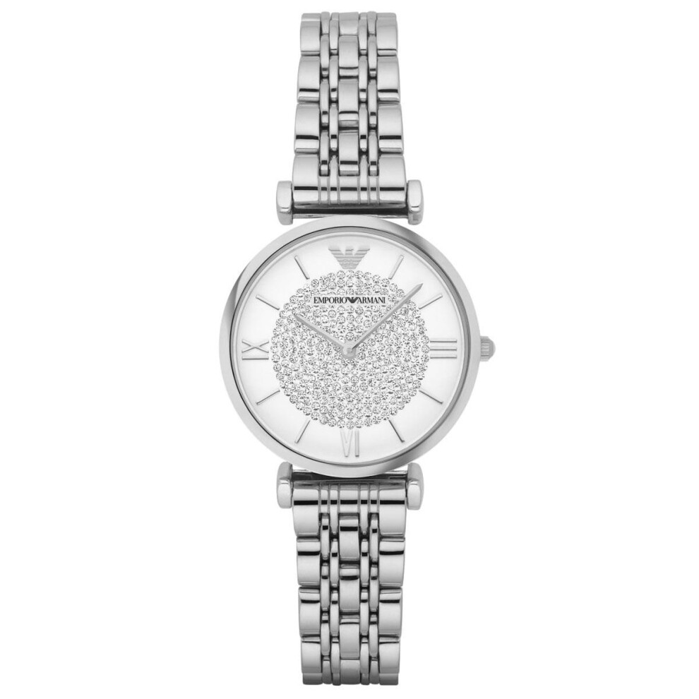 Emporio Armani AR1925 White Dial Stainless Steel Women's Watch