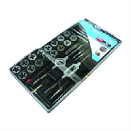 Hilka Hilka Tools Tap & Die Set Metric - 39 Pieces