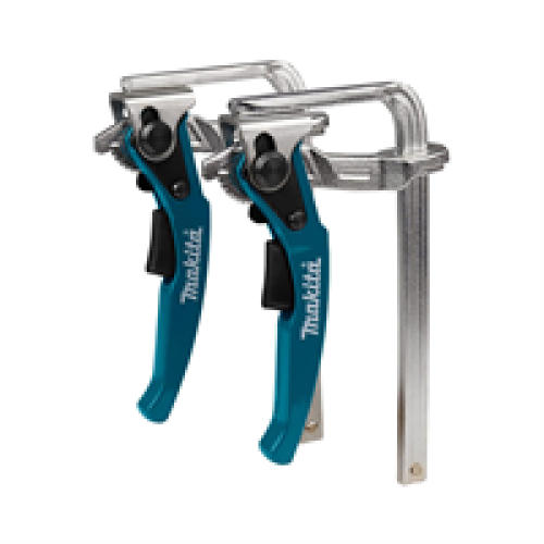 Makita Makita Quick Release Clamp Set For Guide Rail 2 Pieces - Blue