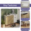 Vida Designs (Oak & White) Vida Designs 3 Door 1 Drawer Sideboard Storage 6