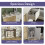 Vida Designs (Oak & White) Vida Designs 3 Door 1 Drawer Sideboard Storage 8