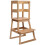 Gr8 Home Wooden Toddler Learning Step Stool Stairs Ladder Kitchen Helper Tower 3