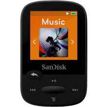 SanDisk Clip Sport 4 GB MP3 Player - Black - Refurbished