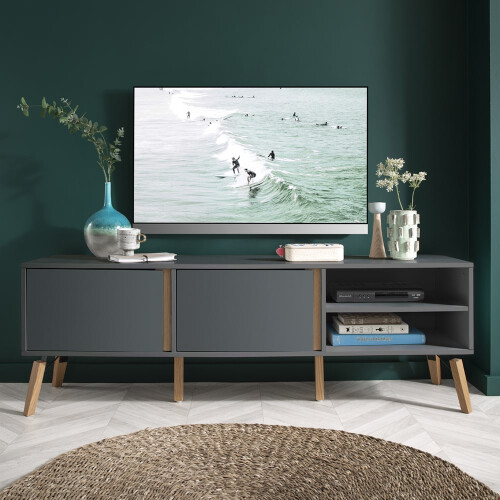 Noa and Nani Otto TV Unit in Grey 2