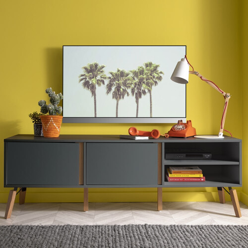 Noa and Nani Otto TV Unit in Grey 1