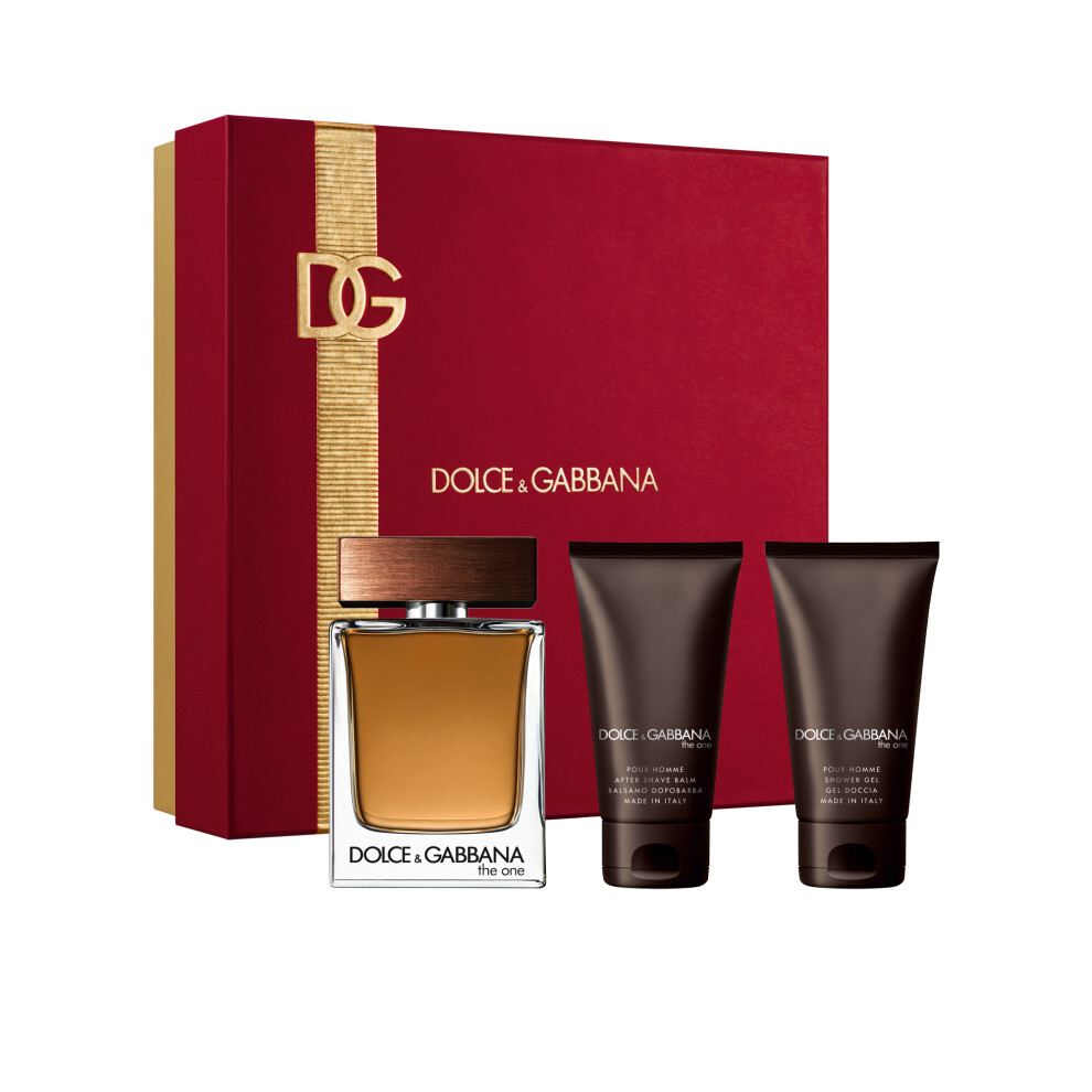 D&G 100ml EDT, 50ml Shower Gel & Aftershave Balm Gift Set Xmas 2024