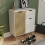 Vida Designs (Oak & White) Vida Designs 2 Door 1 Drawer Sideboard Storage 1