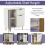 Vida Designs (Grey & White) Vida Designs 2 Door 1 Drawer Sideboard Storage 9
