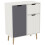 Vida Designs (Grey & White) Vida Designs 2 Door 1 Drawer Sideboard Storage 12