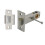 (Satin Chrome) Premium Privacy Button Tubular Latch 57mm Backset 1