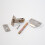 (Satin Chrome) Premium Privacy Button Tubular Latch 57mm Backset 3