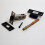 (Matt Black) Premium Privacy Button Tubular Latch 57mm Backset 3