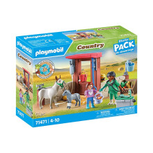 PLAYMOBIL Country 71471 Veterinario para Burros Juguete para Niños a Partir de 4 Años