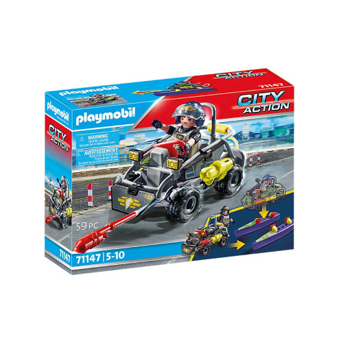 PLAYMOBIL Playmobil Taktisk Polis All Terräng Quad