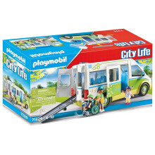 Autocarro Escolar Playmobil com Rampas Acessíveis para Cadeiras de Rodas