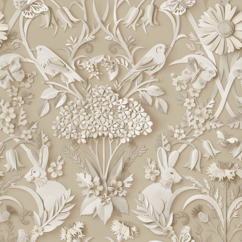 Fine Decor Fd43606 Dimensions Woodland Wallpaper - Natural Forest-Themed Wallcovering