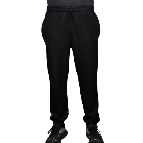 True Face (Black - 2 Pack, L) Men Jogging Trouser Elasticated Drawstring 2,3Pack 2