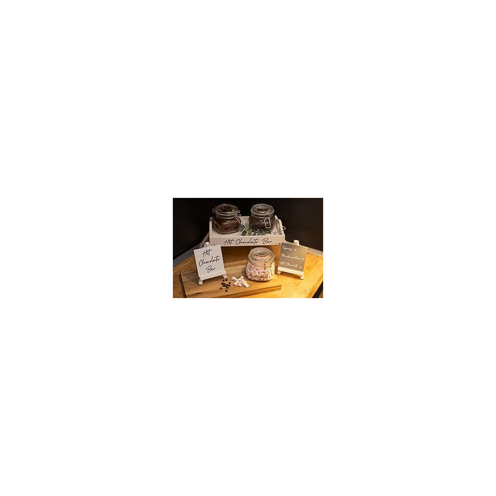 Hot Chocolate Station Set 6pc Storage Christmas
