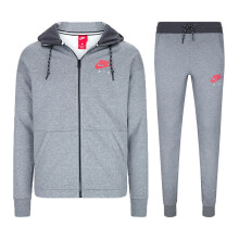 (Small) Nike Air Full Zip Tracksuit Carbon Heather Anthracite