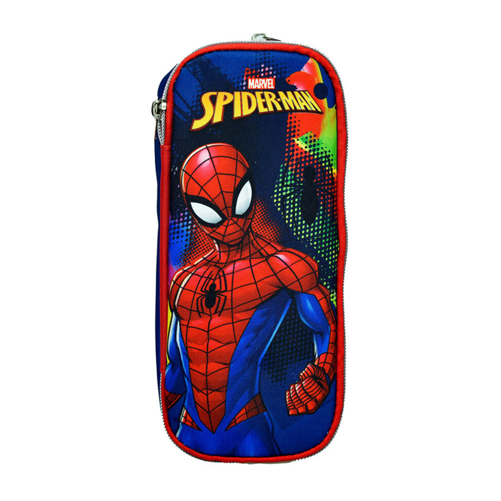 Marvel Spider-Man Pencil Case 24 x 10 x 6 cm Double Pouch.