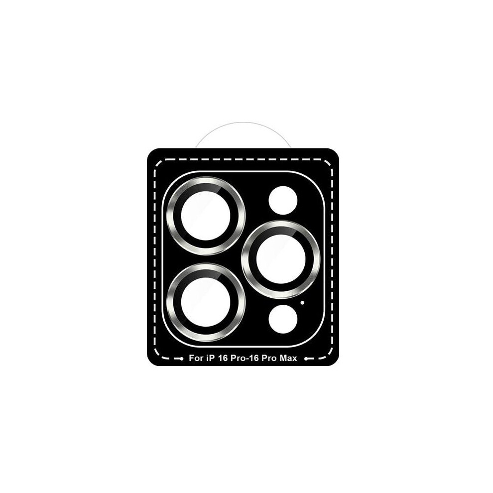Photos - Protective film / glass Tempered Glass Camera Lens Protector for iPhone 16 Pro / Pro Max Silver