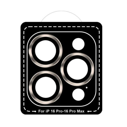Tempered Glass Camera Lens Protector for iPhone 16 Pro / Pro Max Grey