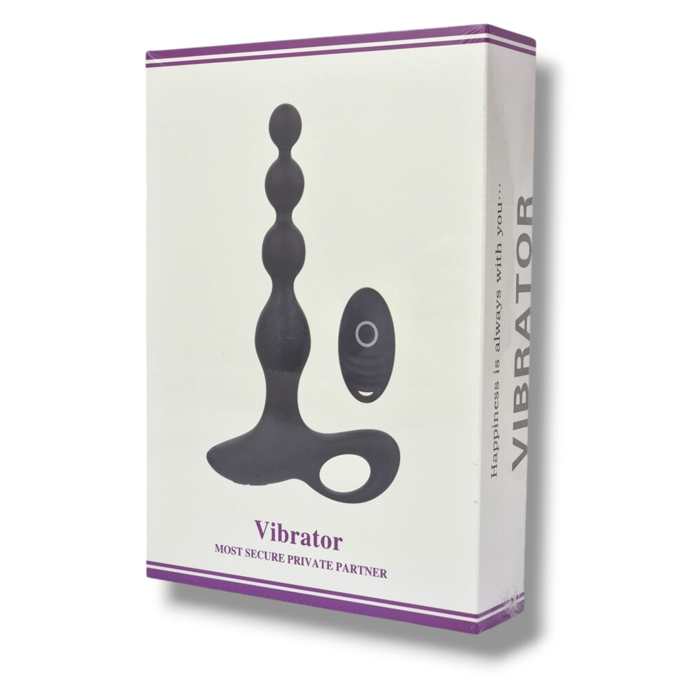 Anal Bead Rechargeable Toy with Remote Control. Waterproof