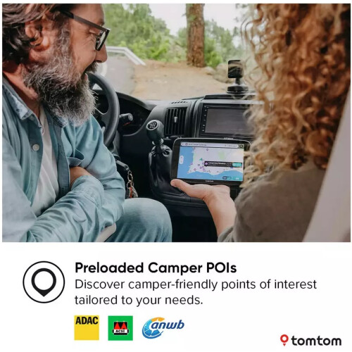 TomTom GO Sat Nav Camper Max 2nd Gen Campervan Caravan Navigator 1YD7.002.30 2