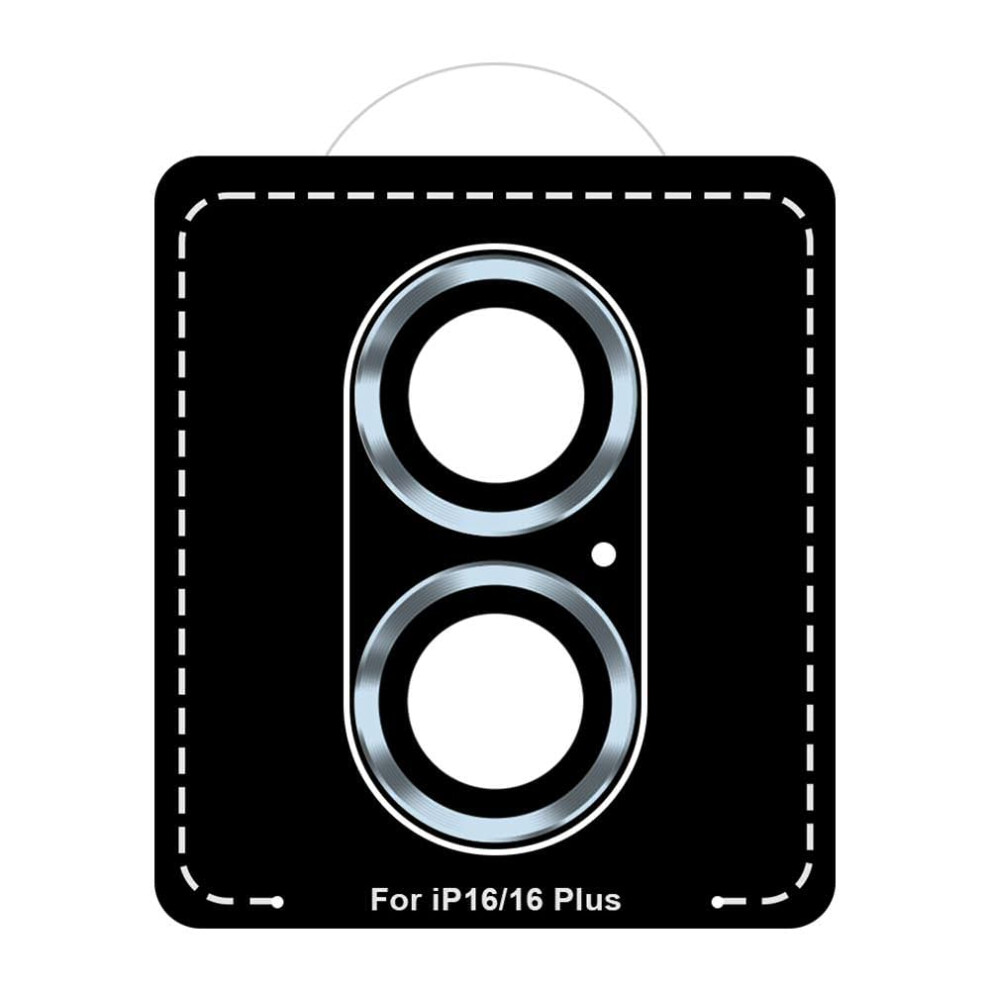 Photos - Protective film / glass Tempered Glass Camera Lens Protector for iPhone 16/16 Plus Blue