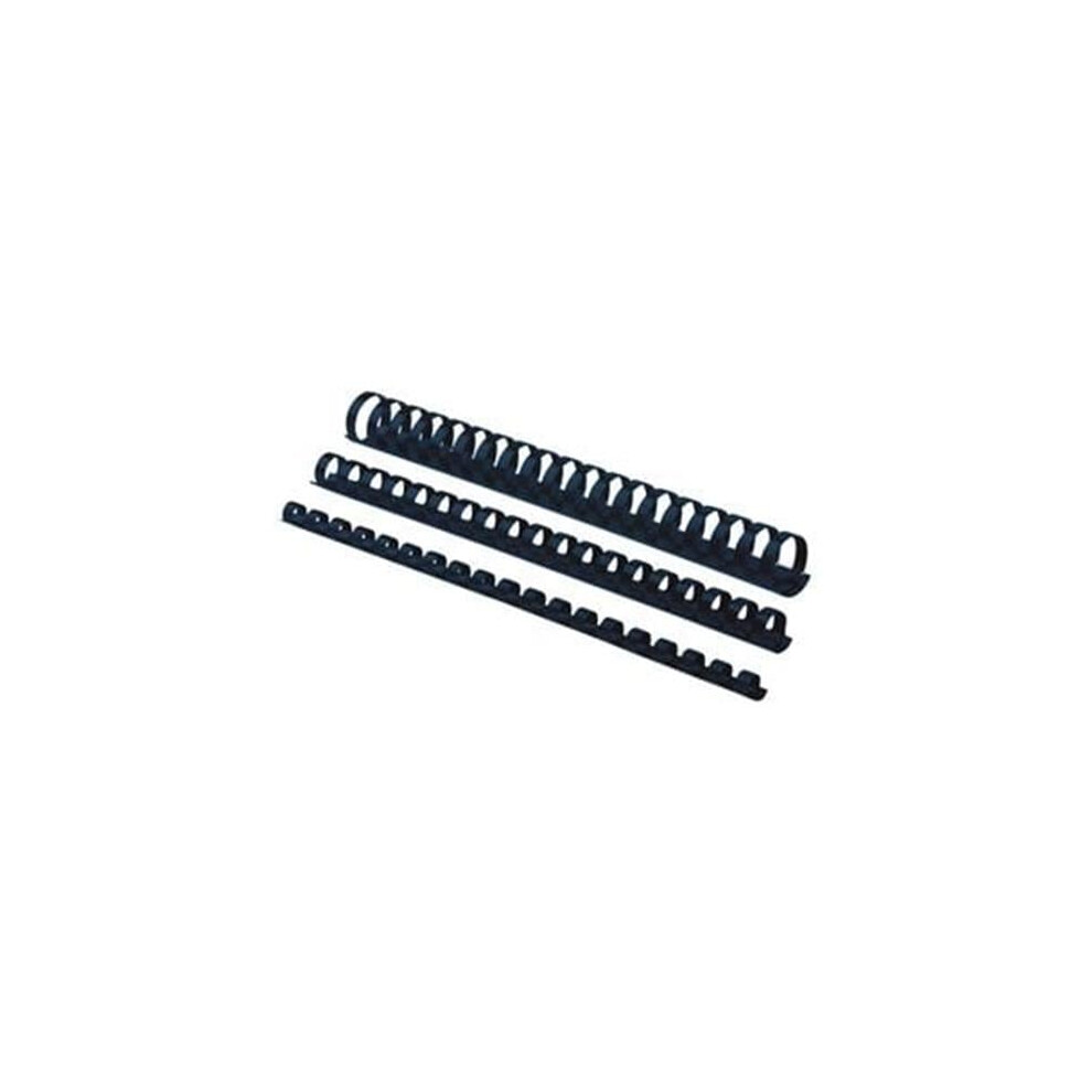 Fellowes FEL52502 0.25 in. Plastic Binding Comb, Navy