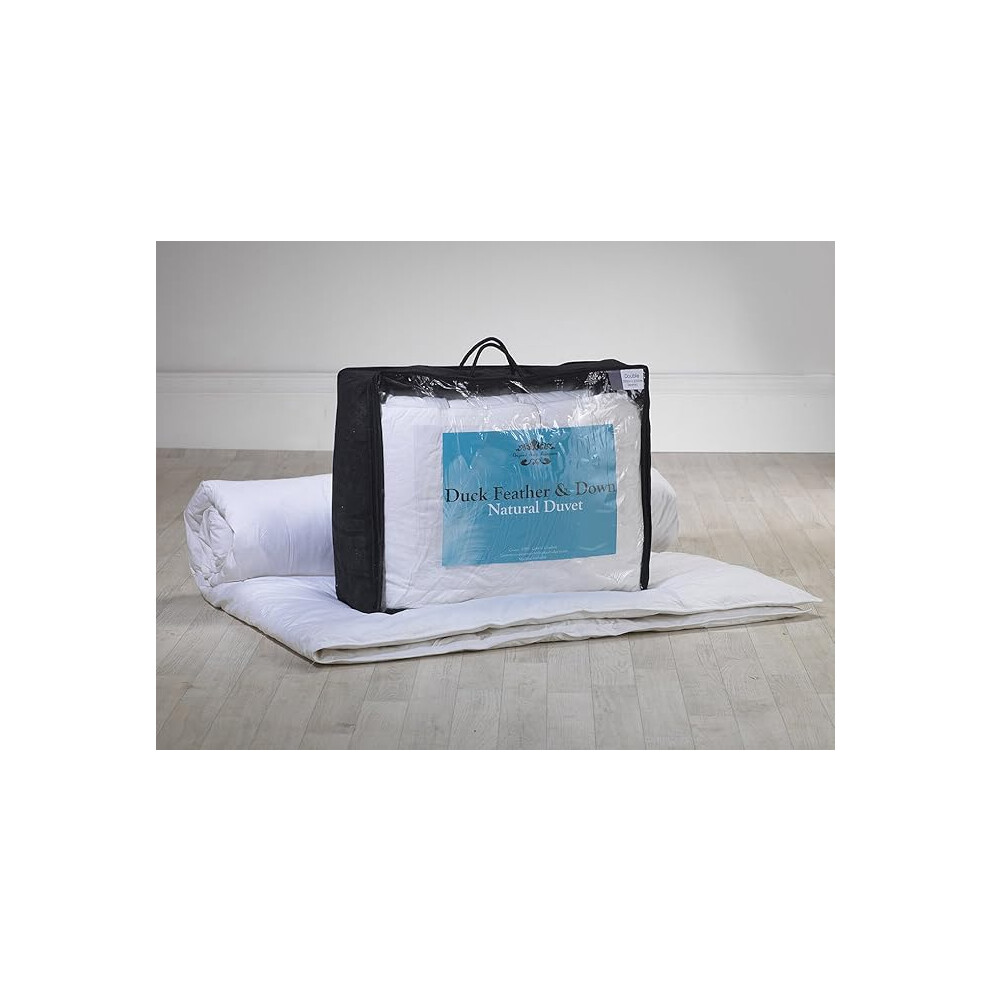 Lancashire Textiles (King) Duck Feather And Down Duvet White