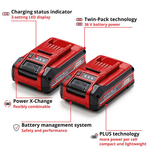 Einhell EINHELL BATTERI 18V 2 x 3,0Ah 2